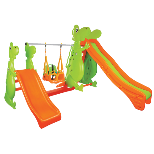 Dino Swing and Two Slides Set