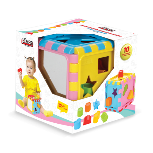 Shape Sorting Cube with Mirror