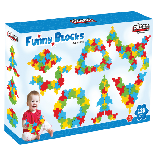 Funny Blocks (128 Pieces)