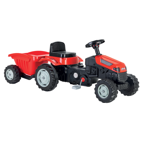 Active Pedal Operated Tractor with Trailer
