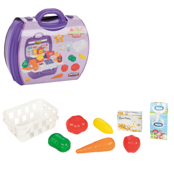 Supermarket Set with Carrying Case (24 pcs)