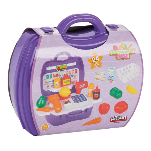 Supermarket Set with Carrying Case (24 pcs)