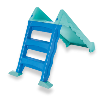 Foldable Wavy Slide with Water Diverter